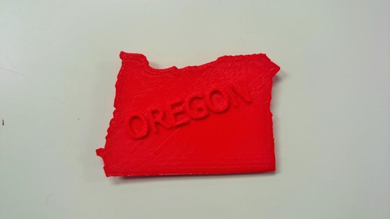 Map of Oregon