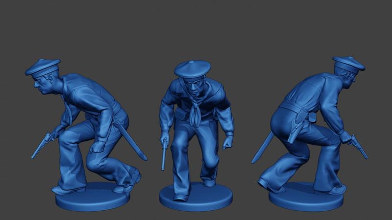 American Sailor Civil War Union Crouch ACWUS2