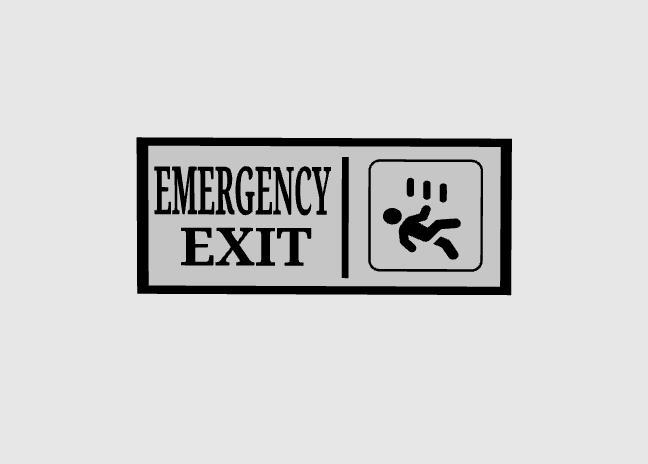 EMERGENCY EXIT SIGN