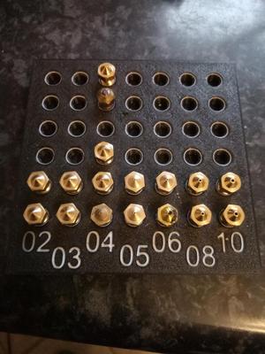 Düsenbrett / nozzles board
