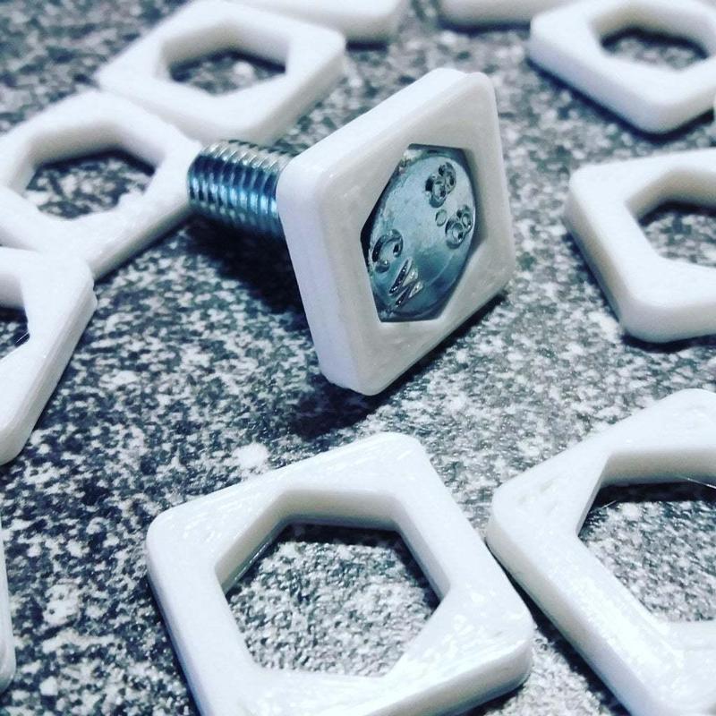 M8 Hex bolt locking ring for 4545 aluminium extrusion channel