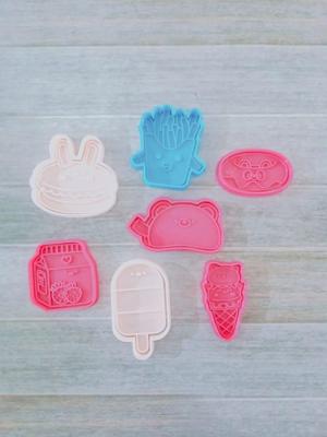 KAWAII MEALS FOOD COOKIE CUTTERS KIT X7 COOKIE CUTTER KIT