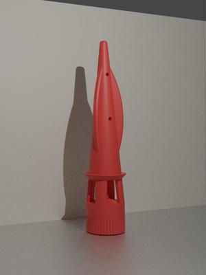 Self-watering for plants with PET bottle