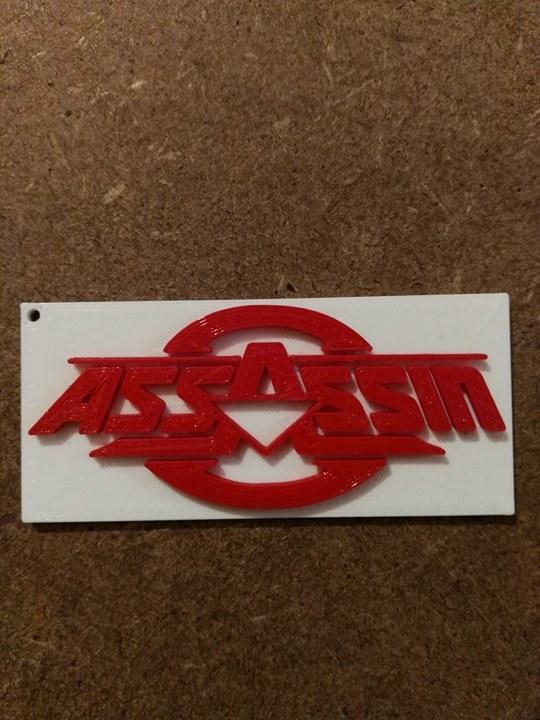 assassin keychain