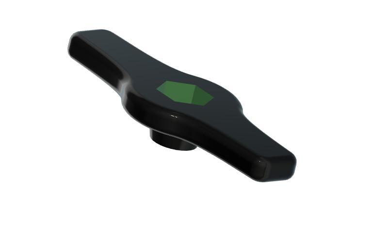 wing nut knob, knob, butterfly for M10 nut