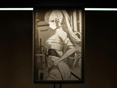 Genshin Impact Kamisato Ayaka Preparation Lithophane