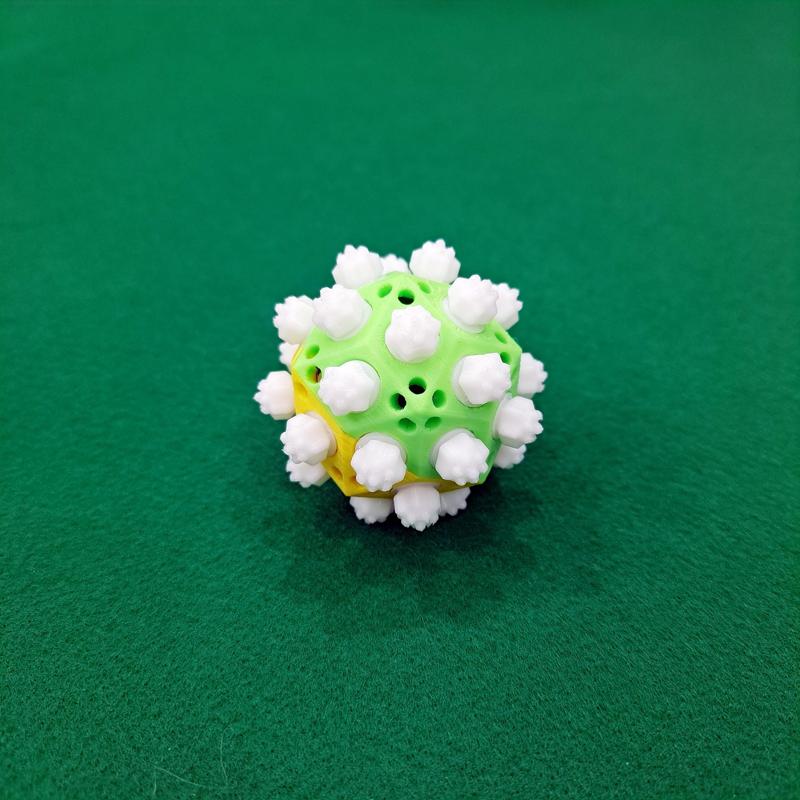 Useful 2-in-1 Item : 3D-Printed  Acupressure Massage Ball + Car Air Freshener