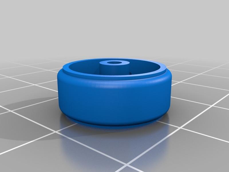 Customizable toy car wheel