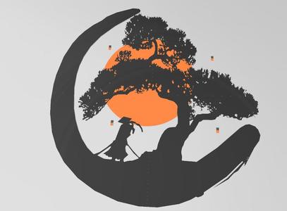 LEGENDARY BONSAI ART 2D ART 40CM FOR WALL DECORATION