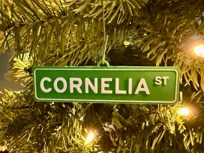 Cornelia Street Ornament with Loop