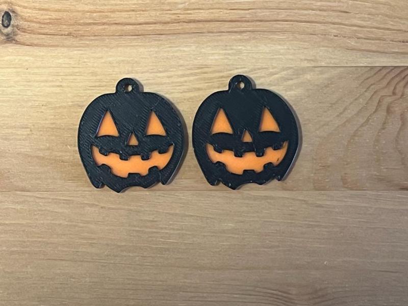 pumpkin earrings