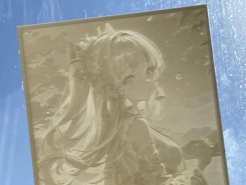 Genshin Impact Kamisato Ayaka Lithophane Photo