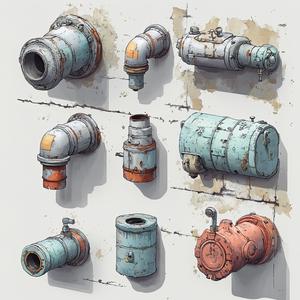 Industrial & Steampunk Pipe Kit – 3D Printable Set