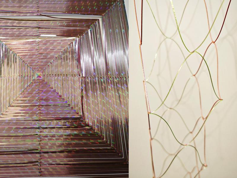 Lace, 10 grams of material can be pulled three meters