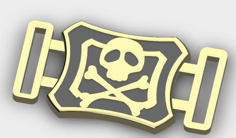 Captain Harlock Cosplay Belt Buckle