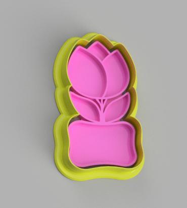 Tulip Cookie Cutter 🌷