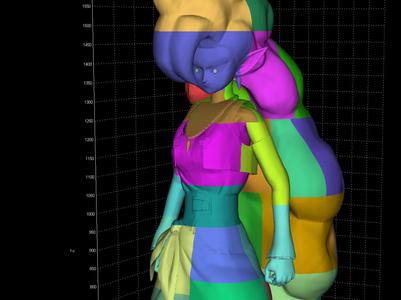 Life-Size Zangya Dragonball 3D Model 