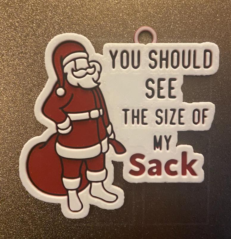 Funny Santa Bauble