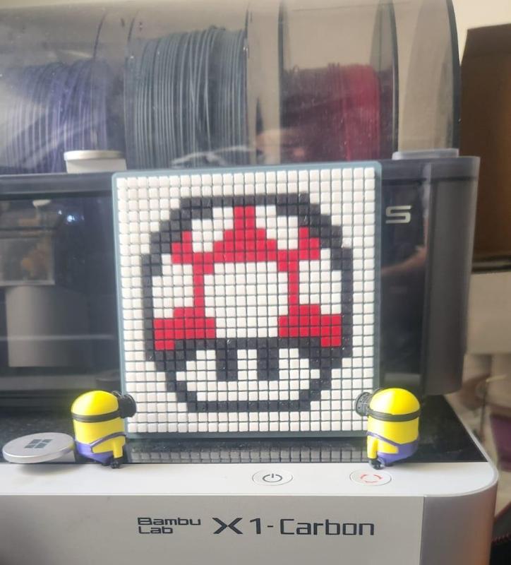 Mario Mushroom Pixel Puzzle Maker