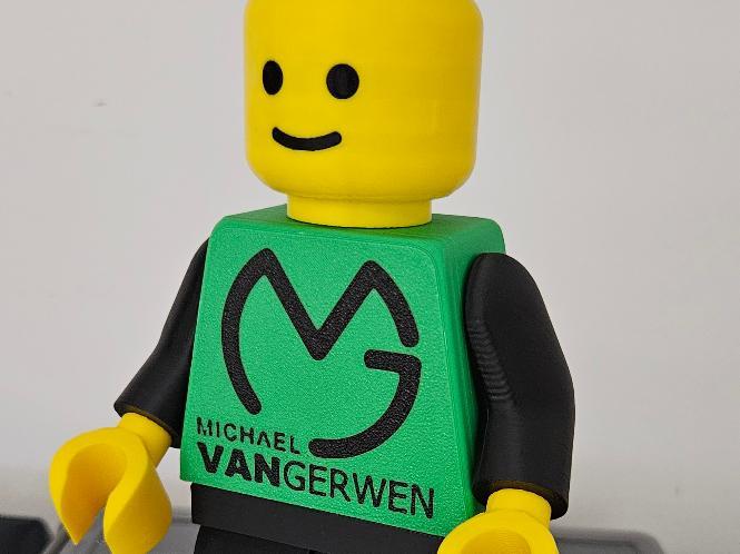 Brick Man Michel Van Gerwen MVG 20cm