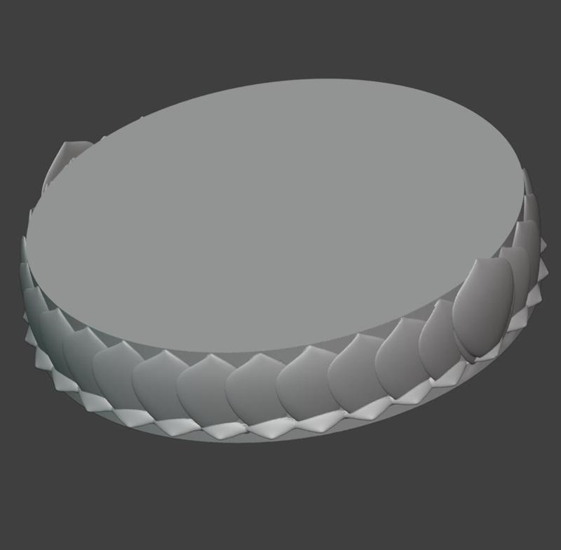 STAND WITH SHELLS STL FILE | STAND WITH SHELLS DIGITAL FILE