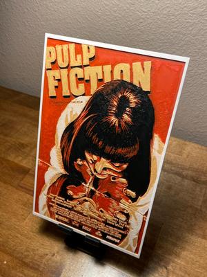 Hueforge - Pulp Fiction - Movie Poster