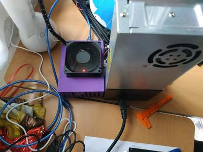 trigorilla case top mount for 80mm fan 