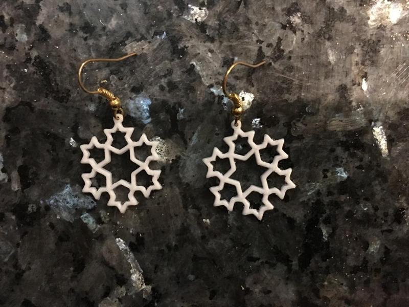 Snowflake Earrings 1