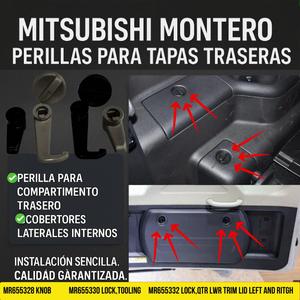 *Mitsubishi Montero/Pajero V60–V90 Tooling Hole Covers & Trim Locks – STL Files(MR655328 MR655330 MR655332 MR655333 MR655329 MR655335)*