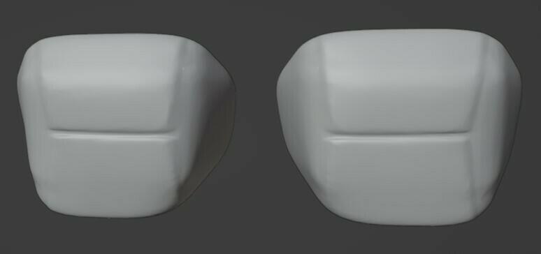 ALIENS COLONIAL MARINE ARMOUR KNEE PLATES FULL SIZE 3D PRINT PLAN