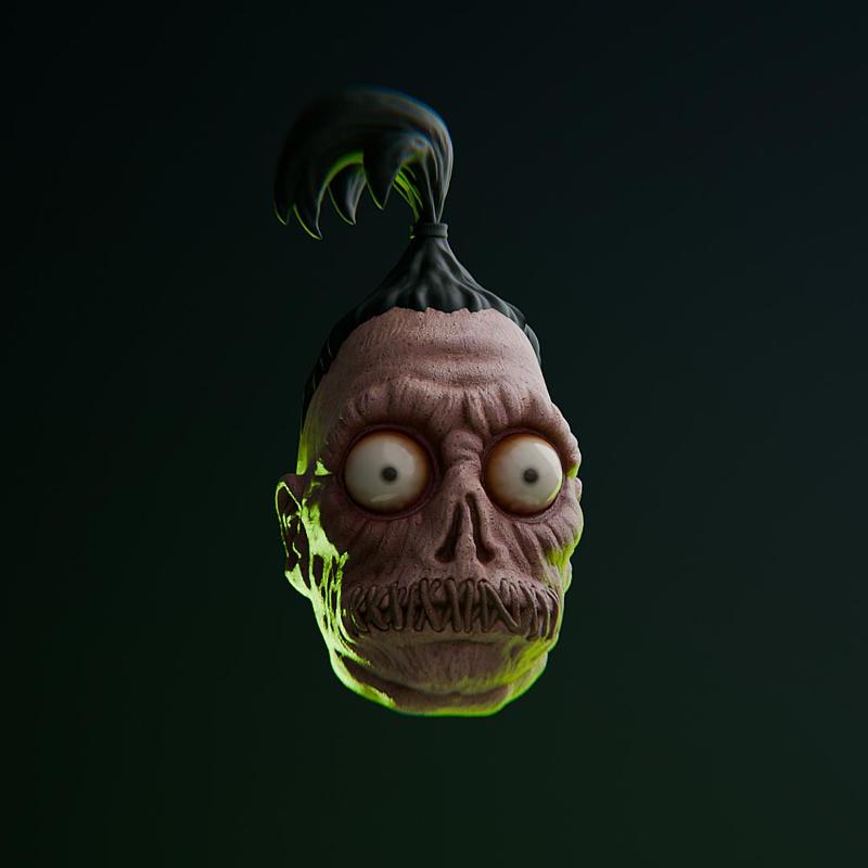 Shrunken Head V2 - Beetlejuice