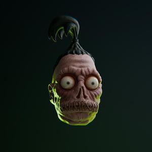 Shrunken Head V2 - Beetlejuice