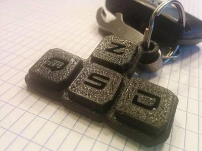 ZQSD Keychain