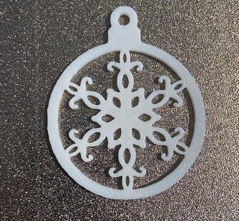 Snowflake Christmas Tree Decoration 