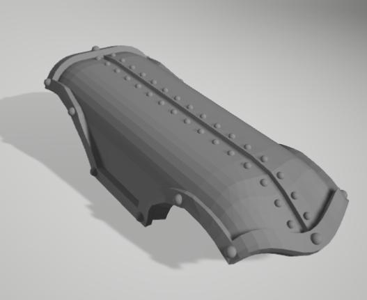 Mini Imperial Robot Alternate Upper Leg Plate