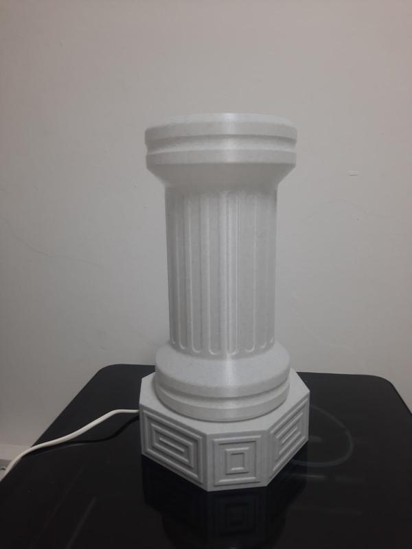 Ancient Greek/Roman Pillar Lamp