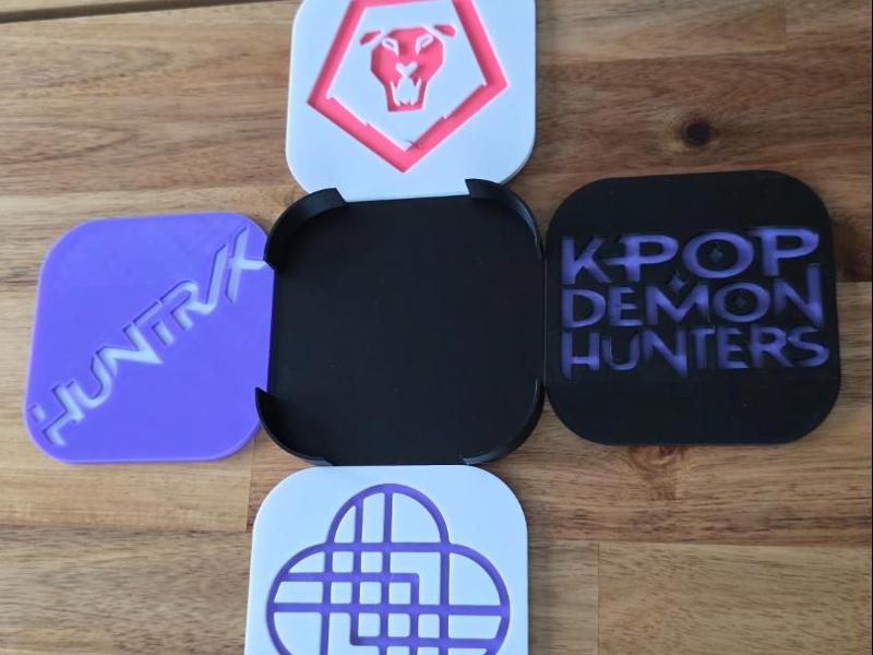 KPop Demon Hunters Drink Cup Coasters Collection 