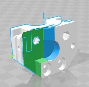 E3D Volcano Ender 4 mount mix