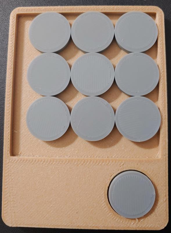 Packing Puzzle of Discs (young kids)