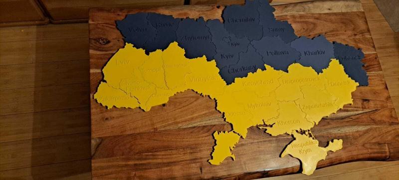 Ukraine Karte / Ukraine Map