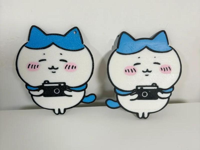 Little Eight Car Interior Ornament Rearview Mirror Pendant Keychain Jiyi Kawaii Trio Usagi Chiikawa 1.4-Hour Express Print