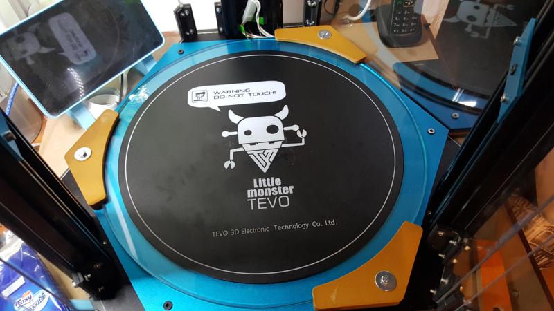 Tevo Little Monster 400 mm printing glass bracket