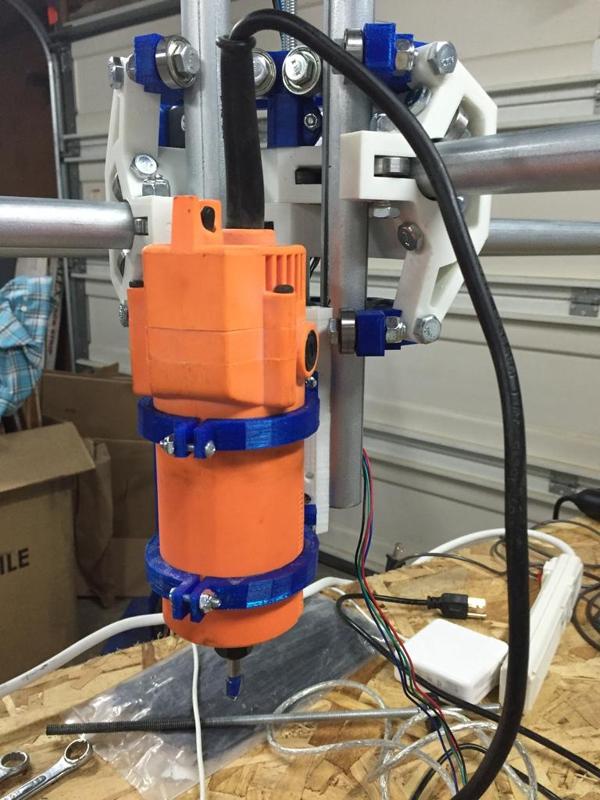 MPCNC Universal Mount For Harbor Freight Trim Router 44914 & Makita rt0701c