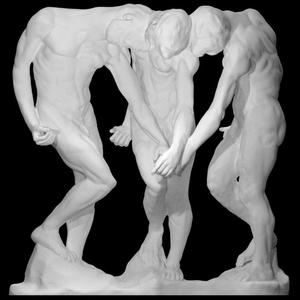 The Three Shades at The Musée Rodin, Paris