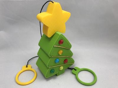 String "Climbing" Christmas Tree