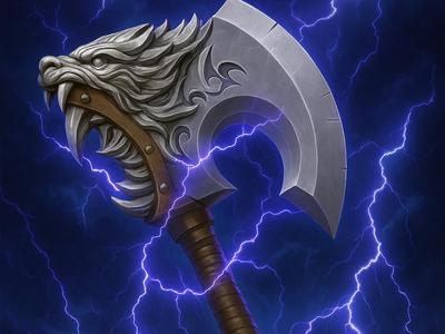 Tremor Army Thunder Axe (Xing Daorong's Soul-Suppression Weapon)