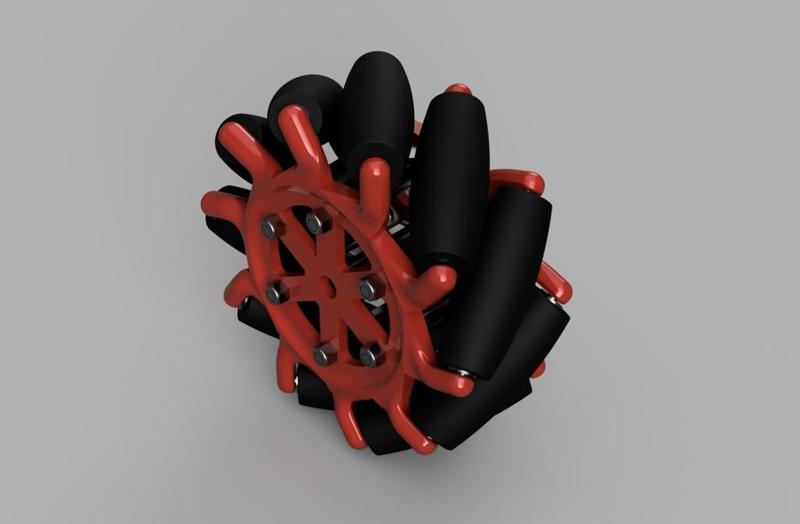 Kinisi Mecanum Wheels Model 3 (100 mm 10 rollers)