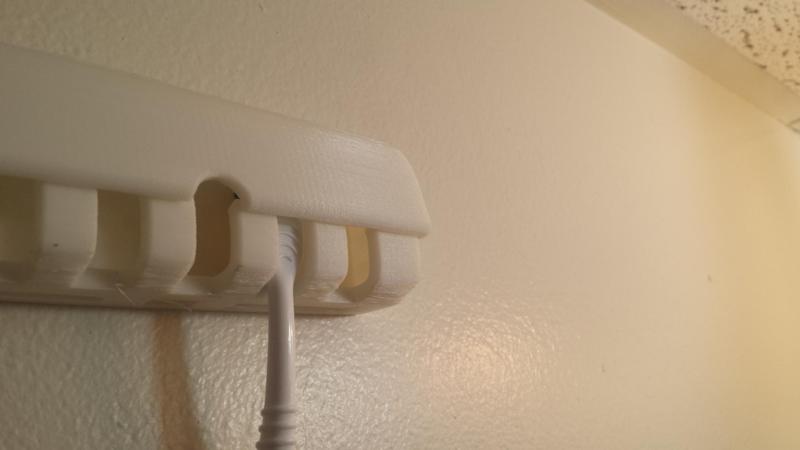 Tooth Brush/Razor Holder With Cover