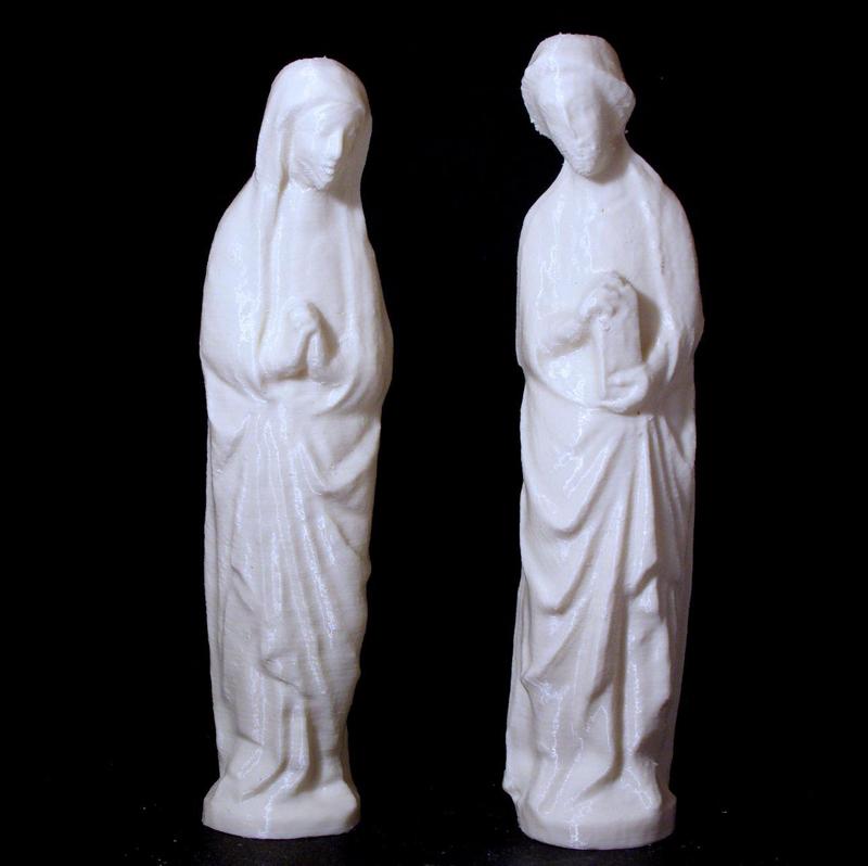 Virgin and John the Evangelist from a  Calvary