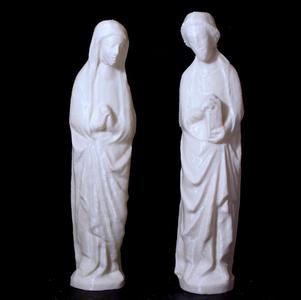 Virgin and John the Evangelist from a  Calvary